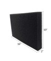 JIH Aquarium Foam Filter Pad,16 x 10 x 2 inch Cut to Fit Sponge Filter Media for Fish Tank,30PPI