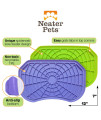 Neater Pets - Neat-Lik - Slow Feeding Pad for Dogs & Cats - Puzzle Toys Provide Boredom & Anxiety Relief - Fill Licking Pad with Healthy Treats & Food (2 Pack, Green & Purple)