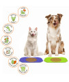 Neater Pets - Neat-Lik - Slow Feeding Pad for Dogs & Cats - Puzzle Toys Provide Boredom & Anxiety Relief - Fill Licking Pad with Healthy Treats & Food (2 Pack, Green & Purple)