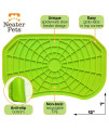Neater Pets - Neat-LIK - Slow Feeding Pad for Dogs & Cats - Puzzle Toys Provide Boredom & Anxiety Relief - Fill Licking Pad with Healthy Treats & Food (Green)
