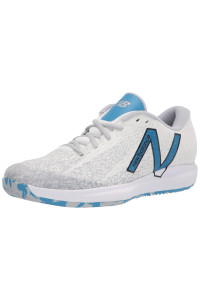 New Balance Mens Fuelcell 996 V4 Hard Court Tennis Shoe, Whiteheliumsulphur Yellow, 95 Wide Us