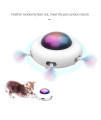 Aspiring UFO Interactive Cat Toy, Automatic Cat Feather Mice Toys, Smart Peekaboo Teaser, USB Rechargeable, Automatic Teasing and Spinning, Electronic Feather Toys for Indoor Cats