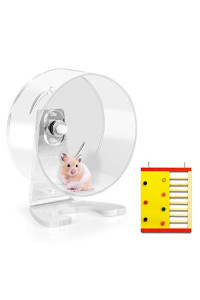 LATTOOK Hamster Exercise Wheel, Silent Spinner Running Wheel for Hamsters, Gerbils, Mice and Other Small Animals