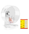 LATTOOK Hamster Exercise Wheel, Silent Spinner Running Wheel for Hamsters, Gerbils, Mice and Other Small Animals