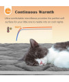 ULIGOTA Self Heating Cat Mat Thermal Pet Bed Mat Self-Warming Pet Crate Pad