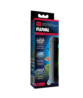 Fluval P50 Submersible Aquarium Heater for Up to 15 Gallons, 50 Watts