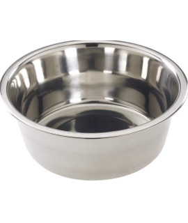 Ethical Pet Mirror Finish Bowl | Stainless Steel | Pet Dish for Dogs, Cats | 2 Quart-New