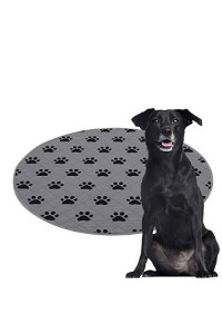 SPXTEX Dog Crate Pads Dog Pee Pads Rugs Washable Dog Pads, Non Slip Puppy Pee Pads for Small Dogs, Waterproof Pet Pad Rug, Dog Whelping Training Pads for Dogs, 2 Pieces, 40" Round