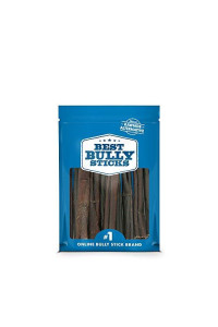 Best Bully Sticks Collagen Stick - Great Tasting, Highly Digestible, Dog Chew Promotes Dental Health (Plain, 6-Inch, 10-Count)