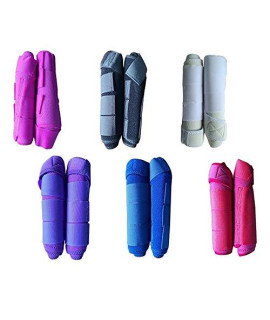 LoveinDIY Horse Pony Tendon Boots Equestrain Front Rear Legs Protect Support Brushing Boot