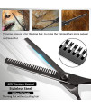 Iusmnur Stainless Steel Safety Round Tips Pet Grooming Scissors,6 in 1 Dog Grooming Scissors Kits for Dog and Cats