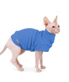 Small Dogs Fleece Dog Sweatshirt - Cold Weather Hoodies Spring Soft Vest Thickening Warm Cat Sweater Puppy Clothes Sweater Winter Sweatshirt Pet Pajamas For Small Dog Cat Puppy (Small, Sky Blue)