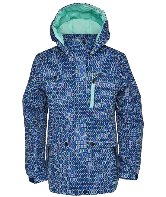 Arctix Kids Jackalope Insulated Winter Jacket, chainlink Aqua, Medium