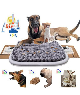 Heavy Snuffle mat for Dog Cat Small to Large Natural Foraging to Keep Dog Occupied, Say Bye to Vomit by Slowly Feed Dog?s Belly Nose Brain,Reduce Anxiety Especially in Bad Weather,Machine Washable