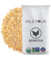 Mile Four | Chicken Scratch | 100% US Grown Grains, Organic, Non-GMO, Soy-Free, Non-Medicated, Whole Grain Chicken Treats for Hens & Roosters | Scratch for Chickens, Ducks & Waterfowl | 23 lbs.