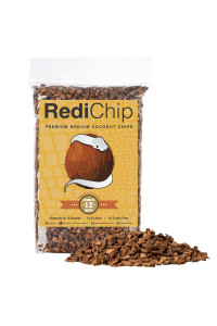 RediChip Coconut Chip Substrate for Reptiles 12 Quart Loose Medium Sized Coconut Husk Chip Reptile Bedding