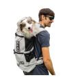 K9 Sport Sack Knavigate | Dog Carrier Dog Backpack for Most Dog Sizes | Front Facing Adjustable Dog Backpack Carrier | Veterinarian Approved (X-Large, Lunar Rock)