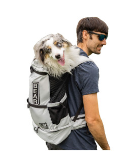 K9 Sport Sack Knavigate | Dog Carrier Dog Backpack for Most Dog Sizes | Front Facing Adjustable Dog Backpack Carrier | Veterinarian Approved (Large, Lunar Rock)