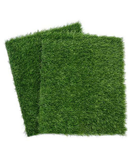 GRASSCLUB Artificial Grass 2 Pack Dog Grass Patch for Dogs Potty Training Fake Grass Replacement Mats for Indoor and Outdoor Patio Lawn Use (20" x 30")