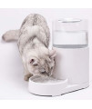 Automatic Water Dispenser and Manual Cat Food Feeder in Set for Small Medium Large Dog Cats Puppy Kitten Pet Self-Dispensing Big Capacity Bowl (Waterer Food Feeder)