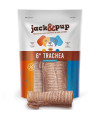 Jack&Pup Trachea Dog Chew - 6-inch Premium Grade Beef Trachea Treats for Dogs (20 Pack) 6 Natural Single Ingredient Dog Treat - Naturally Rich in Glucosamine and Chondroitin 100% Beef Chews