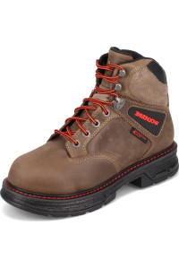 WOLVERINE Men's Boots, Hellcat Ultraspring 6in Soft Toe Work Boot Gravel 9 M
