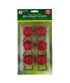 Perky-Pet 91RF Replacement Red Hollyhock Flower Ports & Perches-6 Pk
