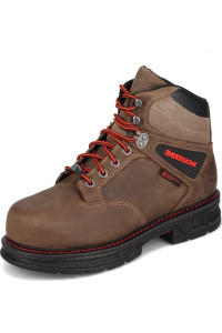 WOLVERINE Men's Boots, Hellcat Ultraspring 6in CarbonMax Work Boot Gravel 8.5 M