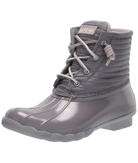 Sperry Womens Saltwater Snow Boot, grey Puff, 95
