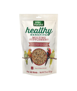 Wild Harvest Healthy Benefits Molting Supplement, 7.5 Oz, for All Birds