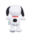 Peanuts for Pets Snoopy Classic Plush Big Head Squeaker Dog Toy | 9 Inch White Fabric Plush Dog Toy for All Dogs, Official Product of Peanuts | Squeaky Medium Snoopy Plush Toys for Dogs