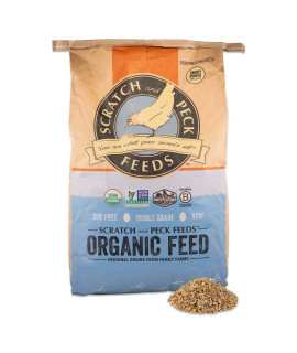 Scratch and Peck Feeds Organic Sheep Feed - 40-lbs- Non-GMO Project Verified and Certified Organic
