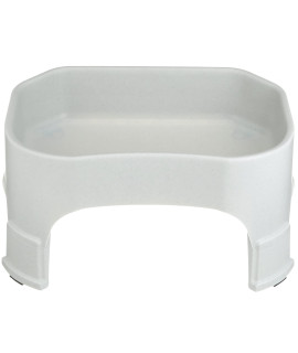 Neater Pet Brands giant Bowl with Leg Extensions Huge Jumbo Trough Style Dog Pet Water Dish (225 gallons, Vanilla Bean)