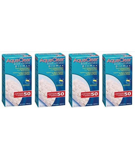 AquaClear 50 Biomax, Replacement Filter Media for Aquariums up to 50 Gallons, A1372 (Four Pack)