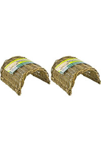Ware Manufacturing Hand Woven Willow Twig Tunnel Small Pet Hideout -2 Pack