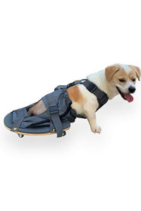 derYEP Pet Scooter Wheelchair for Rear Legs paralyzed Dog Protects Chest and Limbs? (XXS-Drag Bag)