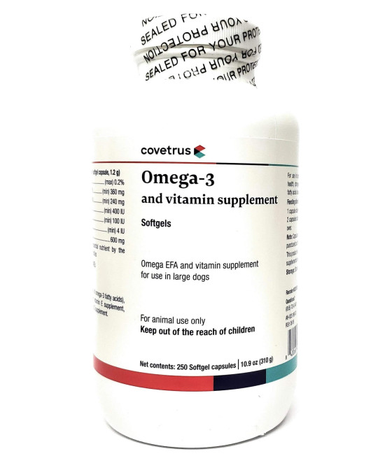 VHOB Omega-3 (Formerly Omega Tri-V) Caps 60-80 lbs 250 Count