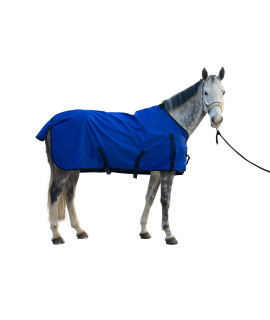 TGW RIDING Comfitec Essential Standard Neck Horse Turnout Sheet 1200D Waterproof and Breathable Horse Rain Sheet Lite (Royal Blue, 72")