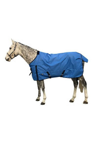 TGW RIDING Comfitec Essential Standard Neck Horse Turnout Sheet 1200D Waterproof and Breathable Horse Rain Sheet Lite (Navy, 72")