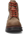 WOLVERINE Men's Boots, Hellcat Ultraspring 6in Soft Toe Work Boot Gravel 10.5 M