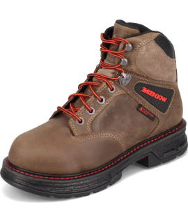 WOLVERINE Men's Boots, Hellcat Ultraspring 6in Soft Toe Work Boot Gravel 11 M