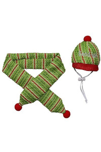Dyno 9016445 30 in. christmas Holiday Scarf & Hat Pet costume - Pack of 1212
