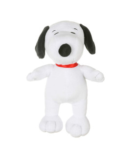 Peanuts for Pets Snoopy Figure Classic Plush Squeaker Dog Toy, 9 Inch Medium White Plush Dog Toy for All Dogs, Officially Licensed Peanuts Product Small Plush Fabric Squeaky Dog Toy (FF13321)