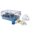 Ferplast Modular Science Lab Add-on Unit, Features 3 Connecting Ports, 8.9L x 8.1W x 5.6H Inches