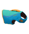 Ruffwear, Float coat Dog Life Jacket, Swimming Safety Vest with Handle, Blue Dusk, Small