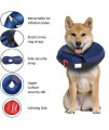 Calm Paws Behavior Support Protective Inflatable Collar Medium w/Dog Calming Disc