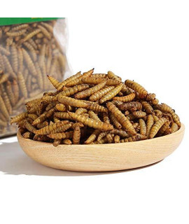 SUNBELY 30lb Reptile Food Dried Black Soldier Fly Larvae Pet Treats for Bearded Dragon Lizard Turtles Chameleon Frog Fish