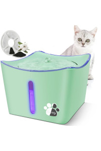 cat Water Fountain, 101oz3L Pet Water Fountain, Kastty cat Fountain Whisper Quiet Water Fountain for cats Inside, Automatic cat Water Dispenser, Dog Water Fountain with LED Light,1 cat Waterer Filter