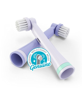 BrusheezA Electronic Toothbrush Replacement Brush Heads 2 Pack (Luna The Llama)