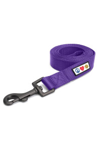 Pawtitas 6 FT Solid color Leash for Puppy and Dog Leash Dog Training Leash 6 ft or 18 m Dog Leash Extra Extra Small Dog Leash can be Used for as a cat Leash Purple Dog Leash